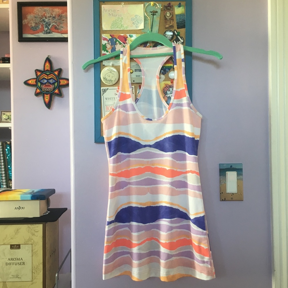 Lululemon Water Color Racer back Tank